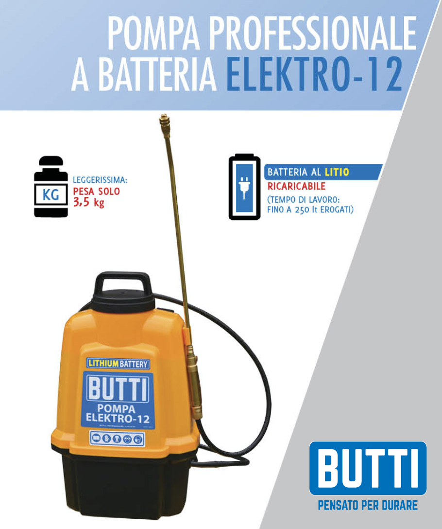 Professionelle Pumpe mit Batterien Elektro-12